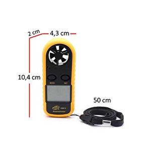 Benetech Gm816 Anemometre Termometreli Hava Akım Ölçer