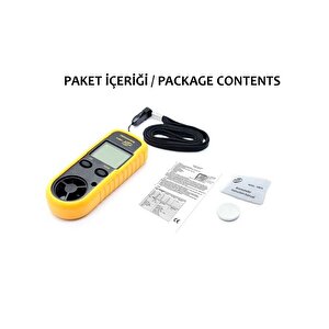 Benetech Gm816 Anemometre Termometreli Hava Akım Ölçer