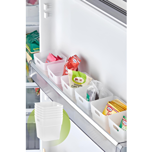 Mithra Life 6 Adet Buzdolabı Kapak İçi Düzenleyici Ve Banyo Organizer Mit1103