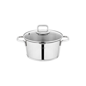New Stahl Çelik Tencere Seti 8 Parça-inox