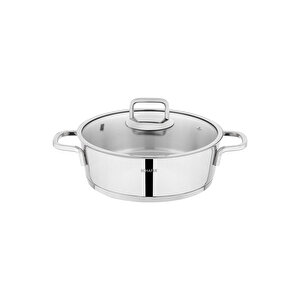 Schafer New Stahl Çelik Tencere Seti 8 Parça-inox