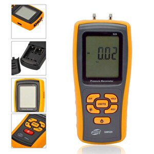 Benetech Gm520 Manometre Fark Basınç Ölçer