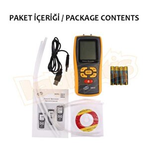 Benetech Gm510 Manometre Fark Basınç Ölçer