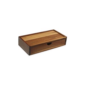 Natura Akasya Çekmeceli Organizer Kutu 25x16x5 Cm