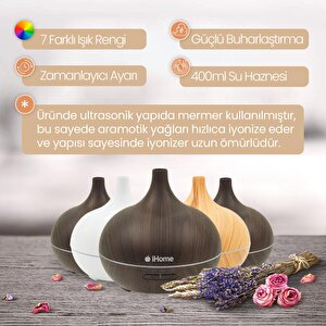 Npo Ihome 025kk Renkli Aromaterapi Difüzör Ve Ultrasonik Hava Nemlendirici Buhar Makinesi