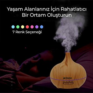 Npo Ihome 025kk Renkli Aromaterapi Difüzör Ve Ultrasonik Hava Nemlendirici Buhar Makinesi