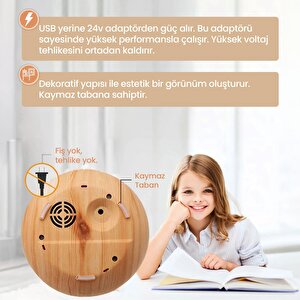 Npo Ihome 025kk Renkli Aromaterapi Difüzör Ve Ultrasonik Hava Nemlendirici Buhar Makinesi