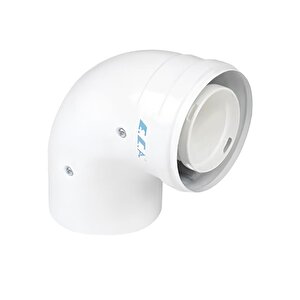 Eca Felis 90° Lik Dirsek, Ø80/125 Mm (50/65 Kw İçin) - Ab63