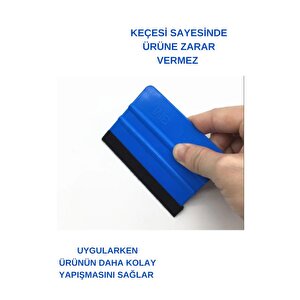 Duvar Paneli Uygulama Seti 1 Adet Keçeli Ragle 1 Adet Falçata Pratik Duvar Paneli Kağıdı Folyo Seti
