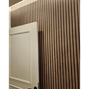 16 M² 1.sınıf Kalite Silinebilir Lambri Panel Ahşap Duvar Çıtası Desenli Premium Duvar Kağıdı 3406