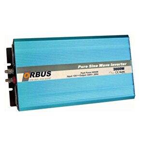 12 Volt 220 Volt Çevirici 3000 Watt Tam Sinüs İnvertör
