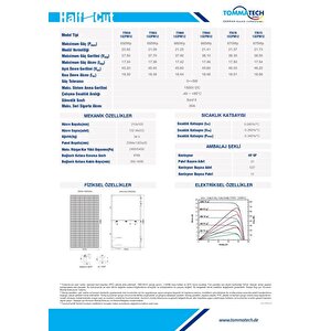 Tommatech 60wp M12 36pm Hc-mb Güneş Paneli