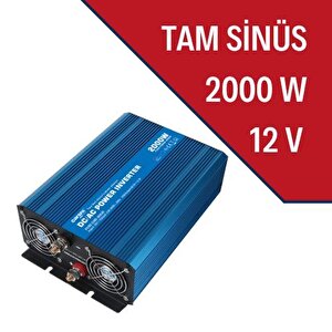 Lexron 12 Volt 220 Volt Çevirici 2000 Watt Tam Sinüs İnvertör