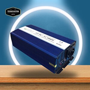 1000 W Watt İnvertör 24 V/220 Volt Çevirici İnverter
