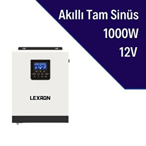 1 Kva 1kw 1000w 12 Volt Tam Sinüs Akıllı İnverter İnvertör