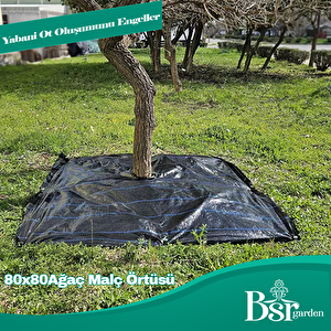 Ağaç Taban Örtüsü 80x80 5 Adet Bsr Garden