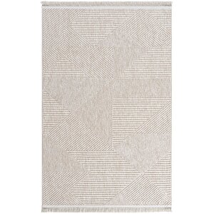 Vera 1455 Vizon Yumuşak Dokulu Halı Kilim Salon Koridor Kesme Yolluk Dokuma Makine Halısı 80x200 cm