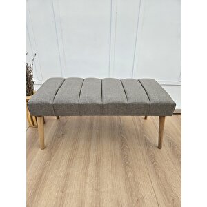 Kahverengi Modern Puf, Kapı Önü Pufu, Ayak Ucu Pufu