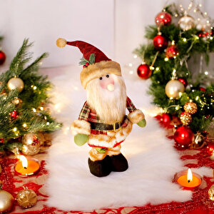 Dekorati̇f Yılbaşı Noel Baba Ayakları Uzayan 65cm
