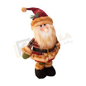 Dekorati̇f Yılbaşı Noel Baba Ayakları Uzayan 65cm
