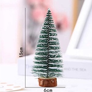Dekorati̇f Mi̇ni̇ Yilbaşi Ağaci 15cm