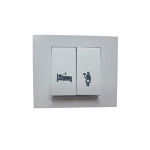 Grano Beyaz Dnd Mur Komütatör Çerçeve Dahil