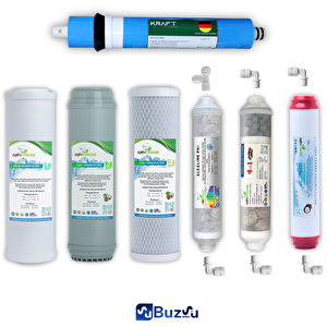 Buzsu Naturalsnet 7 Aşama Germany Kraft Membran 80 Gpd