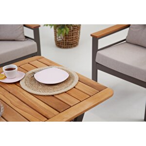 Atlantik Bahçe Oturma Grubu (3+1+1+masa) Cappuci̇no