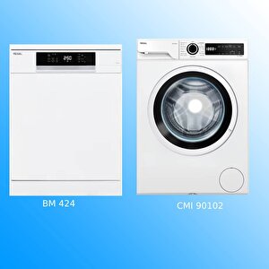 Cmi 90102 Çamaşır Makinesi Ve Regal Bm 424 4 Program Bulaşık Makinesi