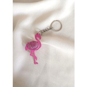 Anahtarlık Flamingo Kuş Araba Çanta Cüzdan Süsü Aksesuar