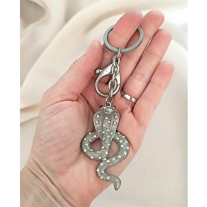 Anahtarlık Yılan Model Metal Hayvan Araba Çanta Cüzdan Süsü Aksesuar 17110