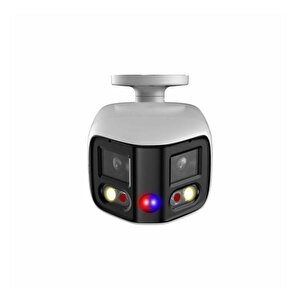 Ipc-pfw3849s-a180-as-pv 2x4mp Ti̇oc Süper Geni̇ş Açi Bullet Kamera (sesli̇ Ve Işikli İkaz,smd+)