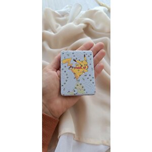 Ayna Makyaj Aynası Pokemon Pikachu Cep El Aynası Çanta Seyahat Taşınabilir