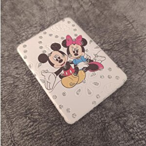 Cep Ayna Makyaj Çanta Seyehat Taşınabilir Mickey Minnie Mouse Ayna Kozmetik Büyüteç Kompakt
