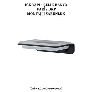 İgk Yapi - Çeli̇k Banyo Pari̇s Montajli Sabunluk (dkp10-004.4)