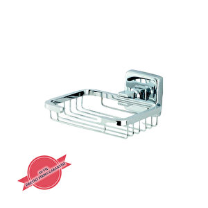 İgk Yapi - Çeli̇k Banyo Kumru Montajli Tel Sabunluk Kare (ku10-016)