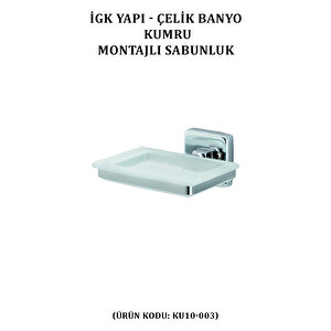 İgk Yapi - Çeli̇k Banyo Kumru Montajli Sabunluk (ku10-003)
