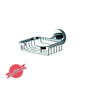 İgk Yapi - Çeli̇k Banyo Karaca Montajli Tel Sabunluk Kare (kr10-017)