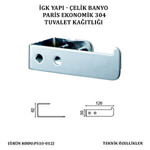 İgk Yapi - Çeli̇k Banyo Pari̇s Tuvalet Kâğitliği (ps10-012)