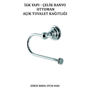 İgk Yapi - Çeli̇k Banyo Ottoman Açik Tuvalet Kâğitliği (ot10-028)