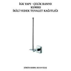 İgk Yapi - Çeli̇k Banyo Kumru Yedek İki̇li̇ Tuvalet Kâğitliği (ku10-026)