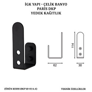 İgk Yapi - Çeli̇k Banyo Pari̇s Yedek Tuvalet Kâğitliği (dkp10-014.4)
