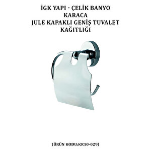 İgk Yapi - Çeli̇k Banyo Karaca Jule Geni̇ş Kapakli Tuvalet Kâğitliği (kr10-029)