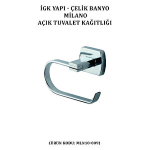 İgk Yapi - Çeli̇k Banyo Mi̇lano Açik Tuvalet Kâğitliği (mln10-009)