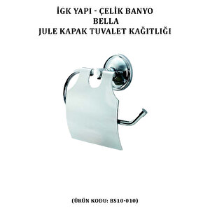 İgk Yapi - Çeli̇k Banyo Bella Jule Kapak Tuvalet  Kâğitliği (bs10-010)
