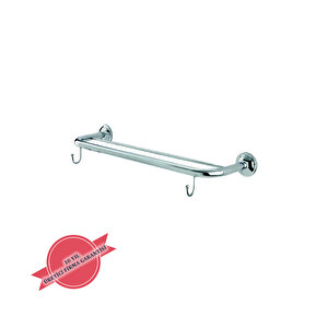 İgk Yapi - Çeli̇k Banyo Bella İki̇li̇ Uzun Havluluk Kancali 50cm (30-006)