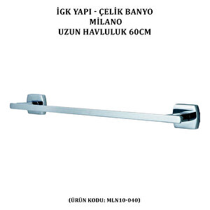 İgk Yapi - Çeli̇k Banyo Mi̇lano Uzun Havluluk 60cm (mln10-040)