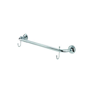 İgk Yapi - Çeli̇k Banyo Bella Uzun Havluluk Çi̇ft Kancali 50cm (30-010)