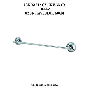 İgk Yapi - Çeli̇k Banyo Bella Uzun Havluluk 40cm (bs10-006)