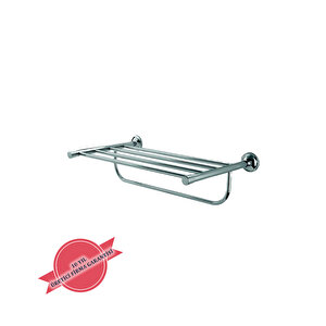 İgk Yapi - Çeli̇k Banyo Bella Montajli Raf Havluluk 50cm (30-001)